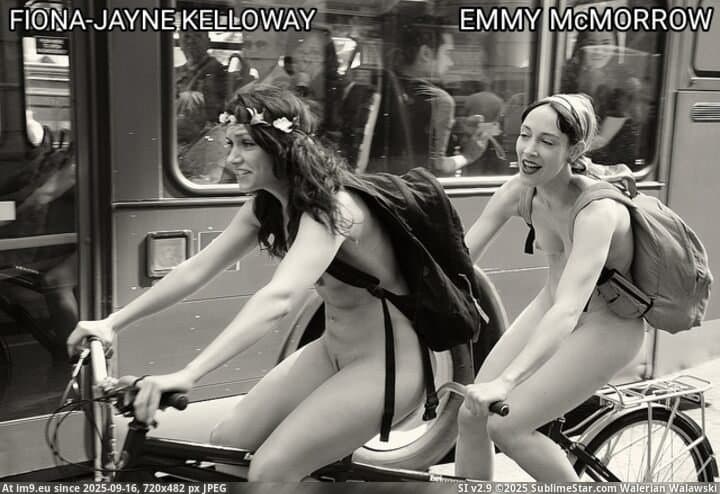 Fiona-Jayne K. and Emmy M. nude in public (2)