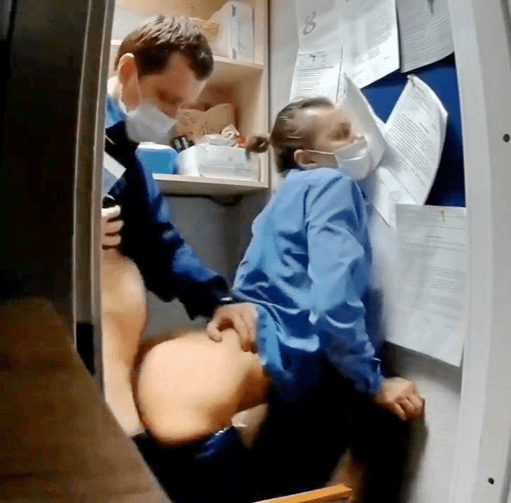 Fucking at work after closing restaurant...