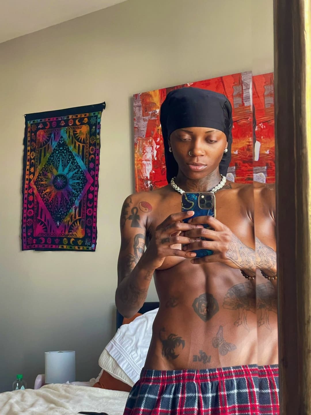 Black dyke stud ebony tomboy Tajee P2