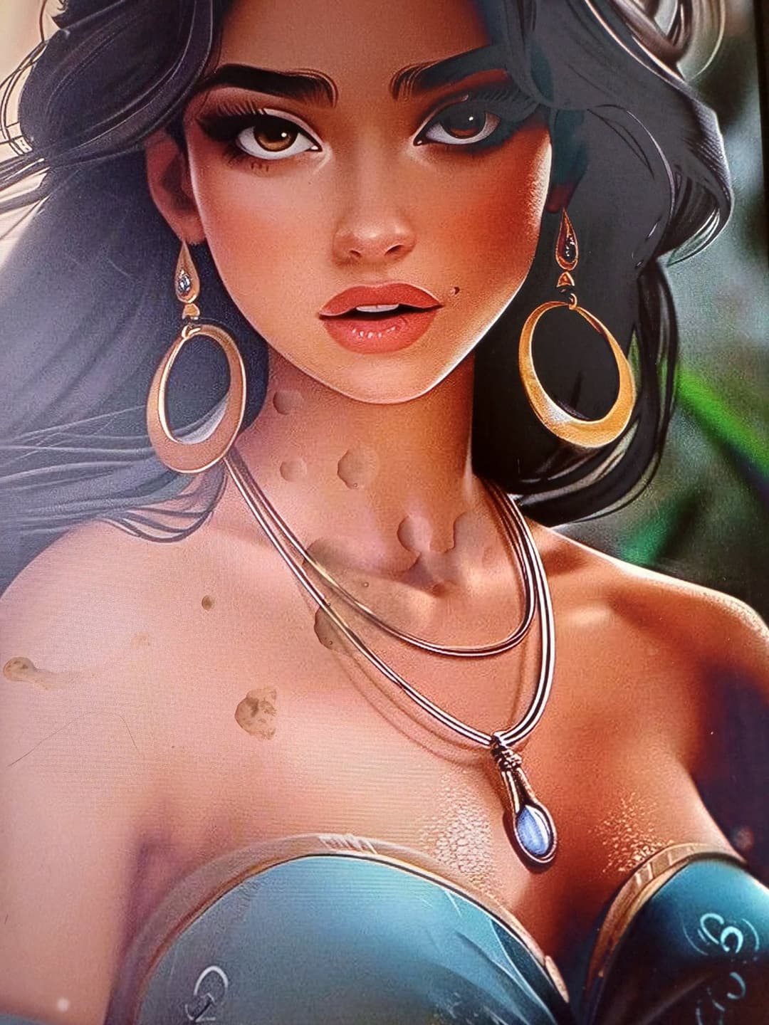 Auf jasmin spritzten