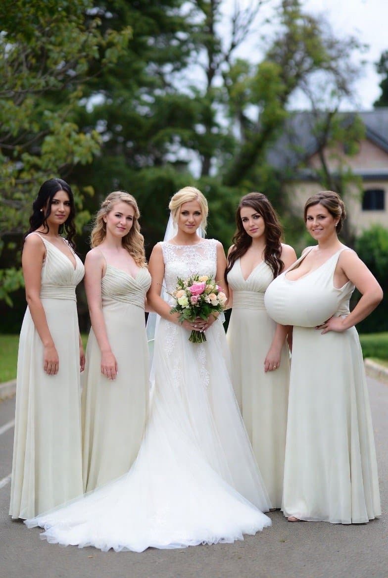 Upstaging the bride (realistic)