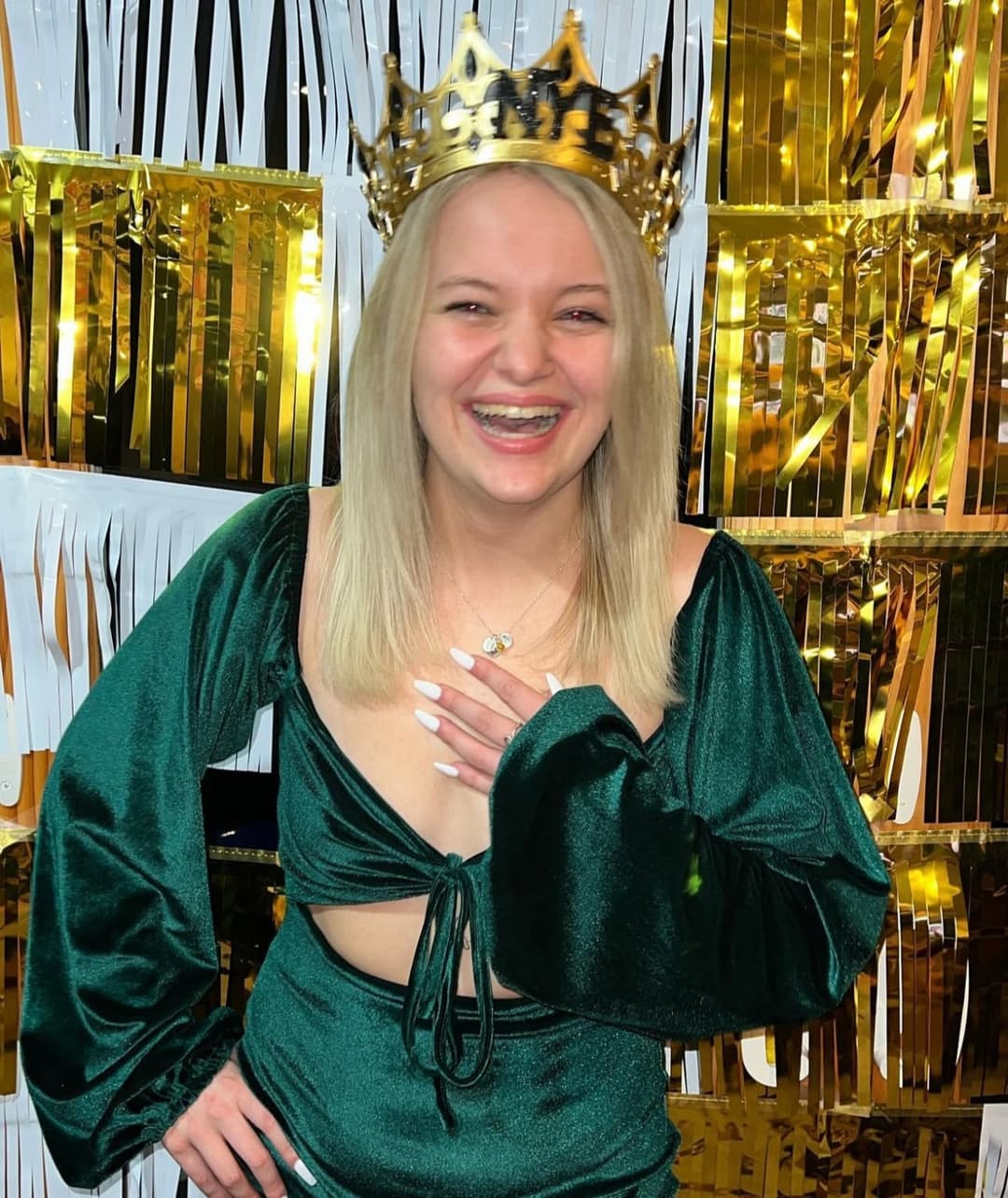 blonde irl wearing pink panties under her shorts