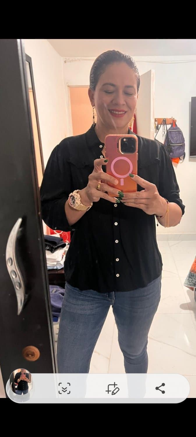 she 46 years old hot Latino milk loves to f*** no condom is needed she will swallow loves c** in her