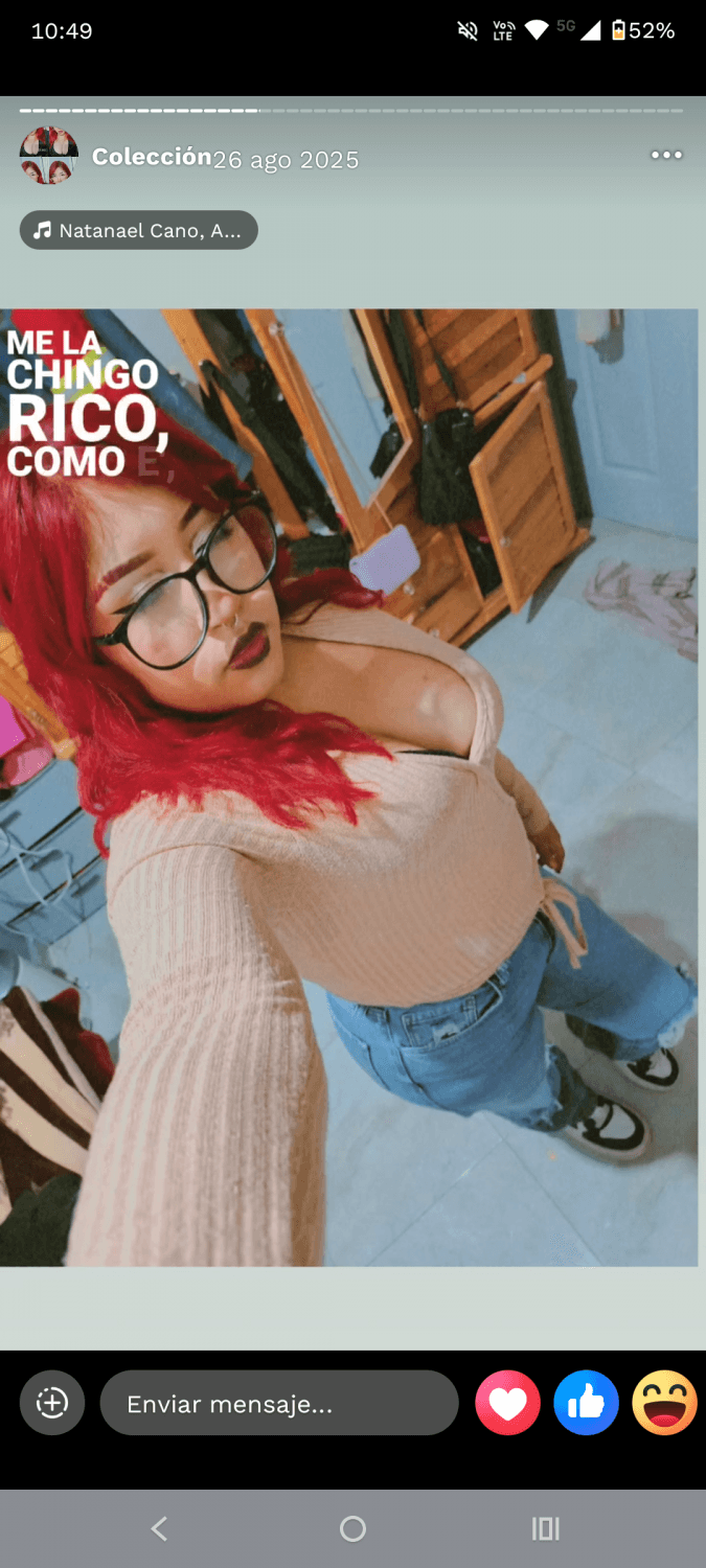 Morena caliente tetona