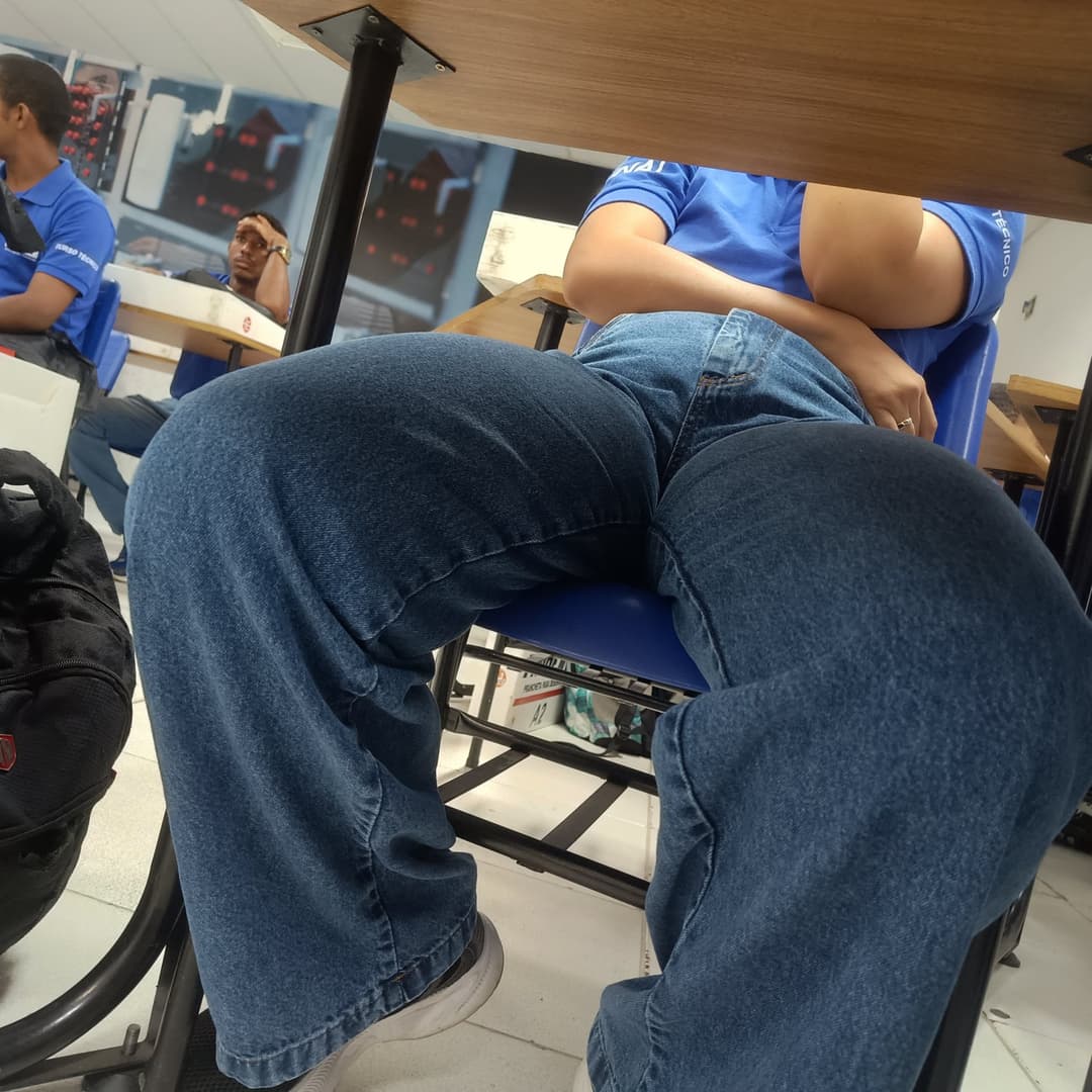 Candid ass that I took (college and bus stop) #7