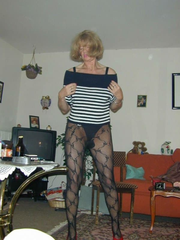 Sexy Granny 74 years old Sailing strip