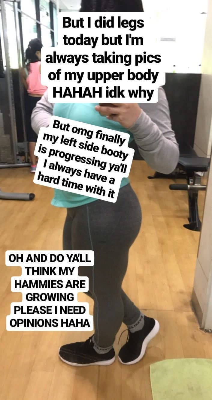 My favourite fitness girl also have nice thigh and booty too