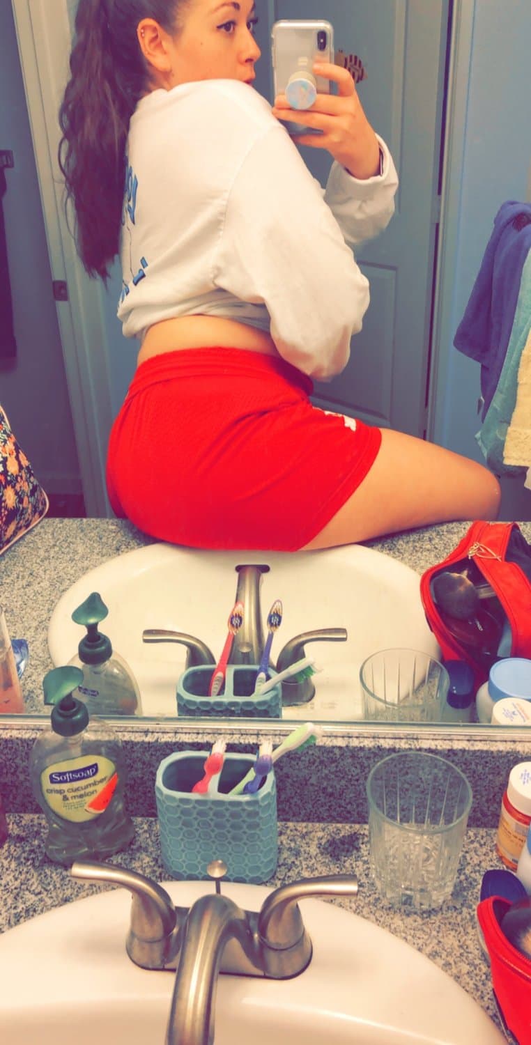 Click to view full size Let’s set a record for reposts and views of Abby… Kik: MusclesMcZee