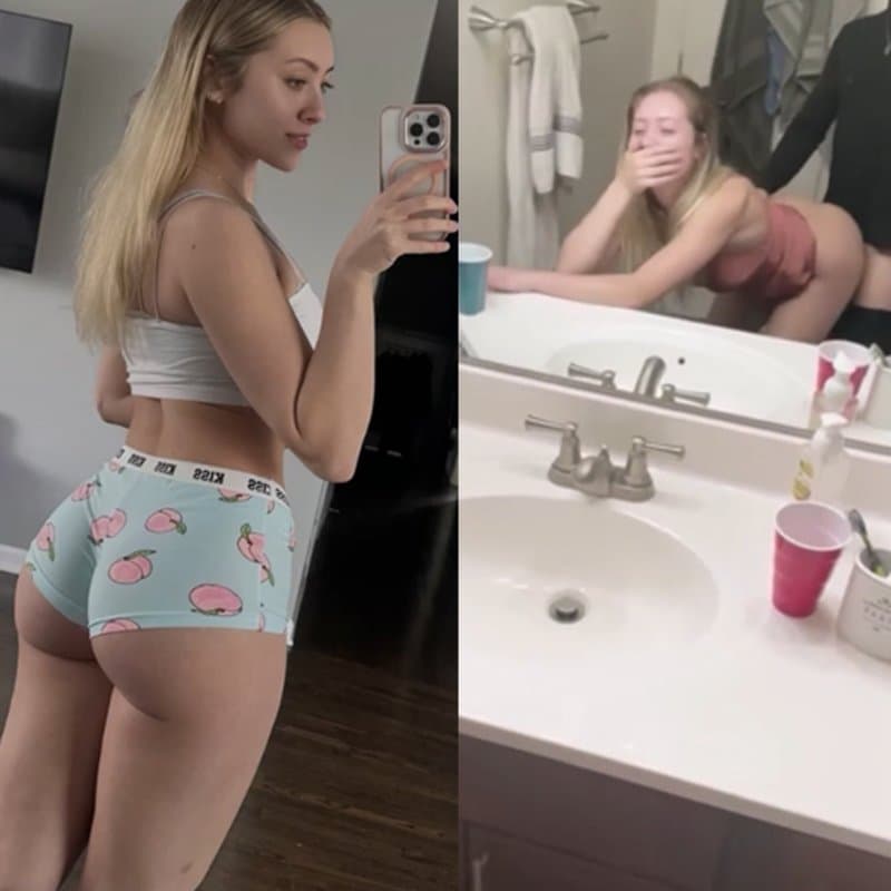 Horny Teen Gets Fucked Hard While Parents Are Next Door