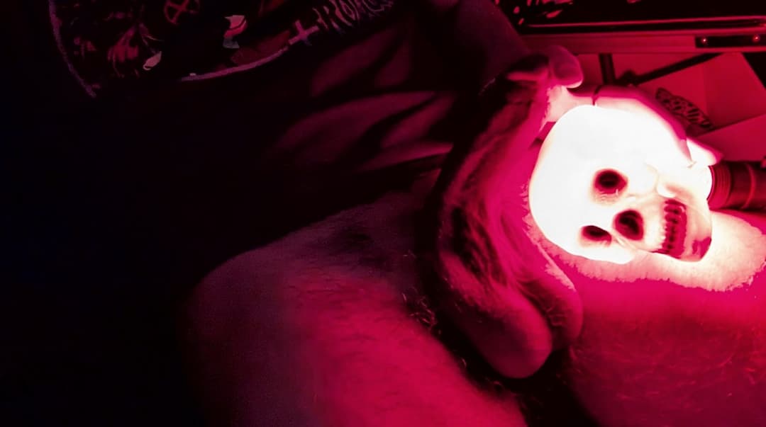 goth & rocker gooning together