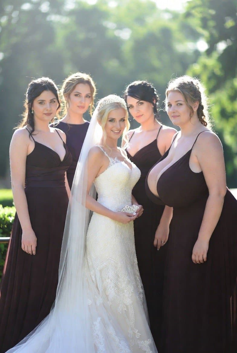 Upstaging the bride (realistic)