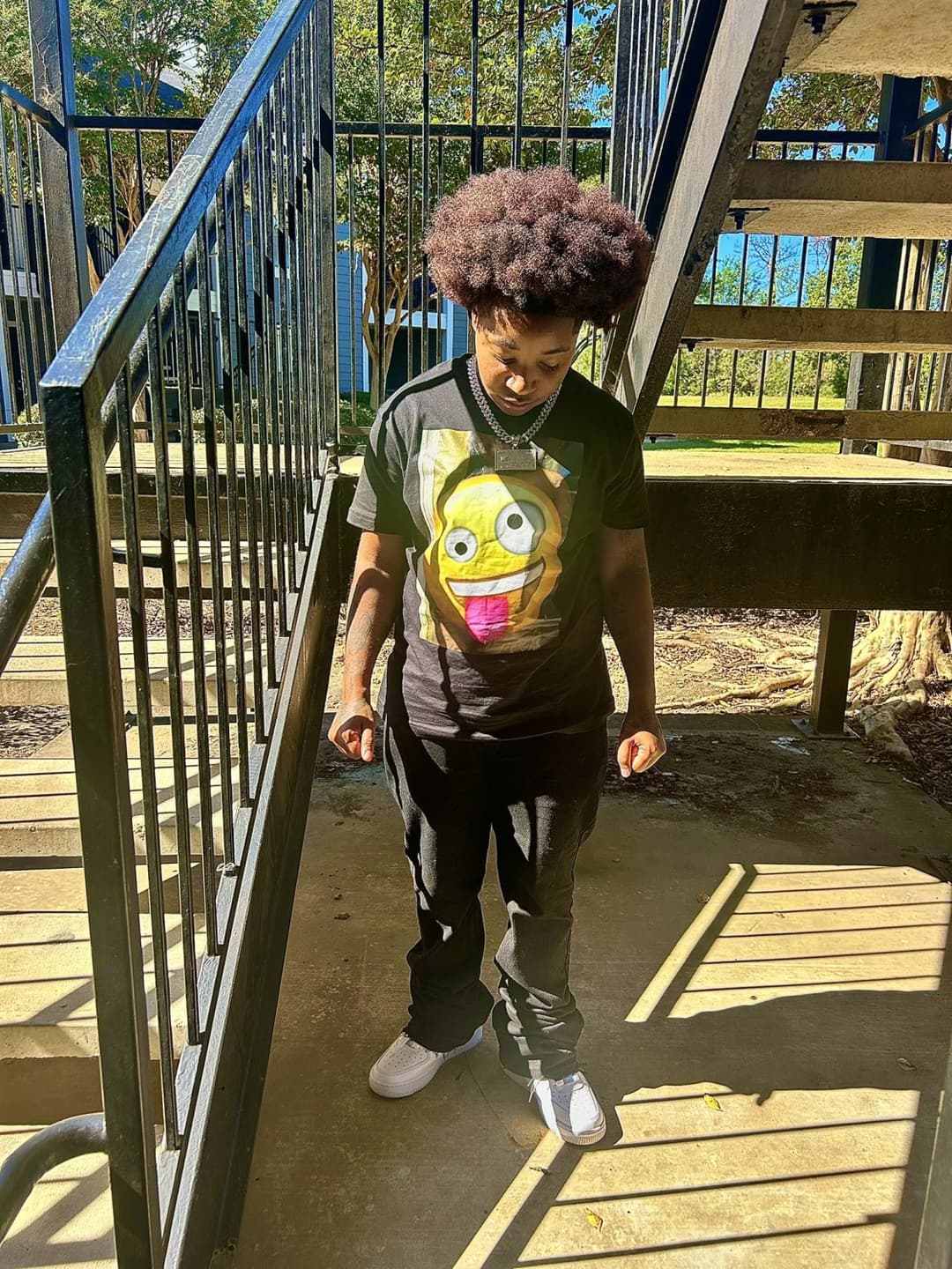 Black Tomboy Ebony black dyke stud midget Hoodrxch P2