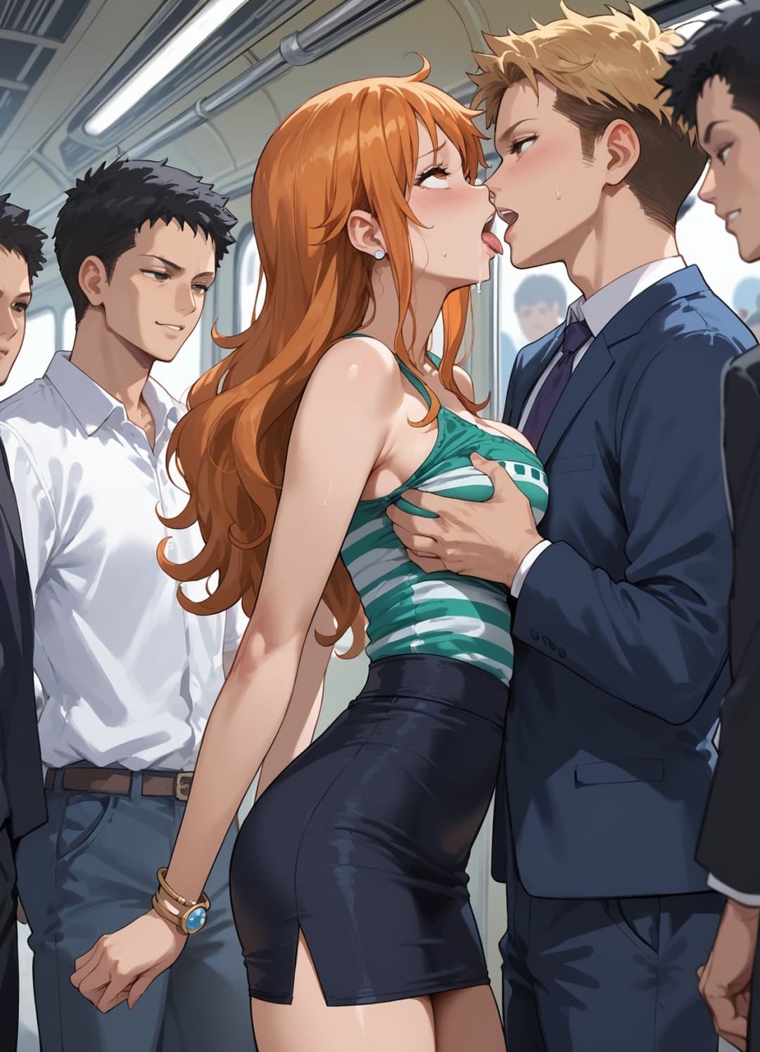 Click to view full size Nami in subway