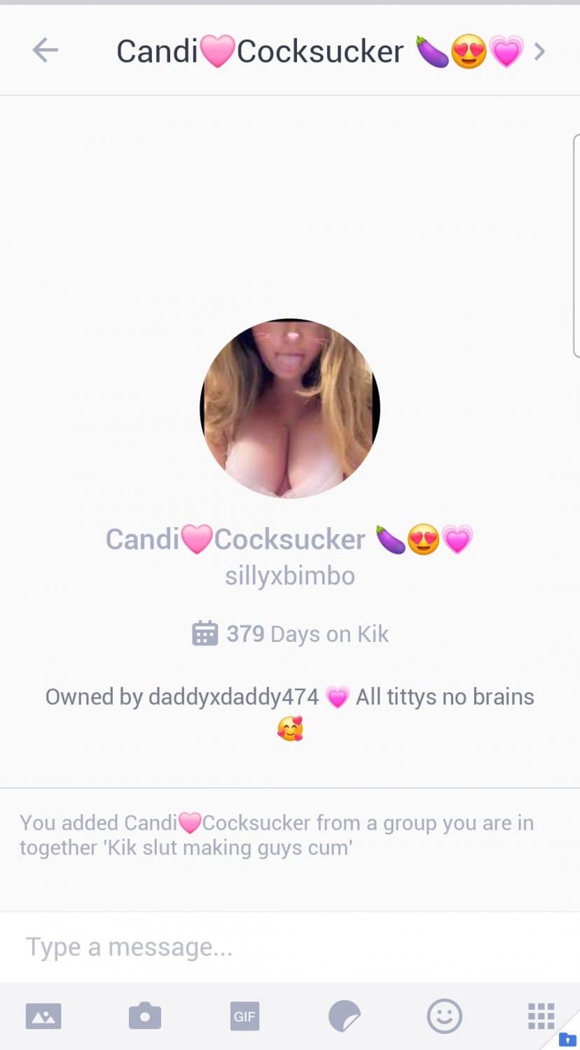 Naughty dumb slut kik fucktoy