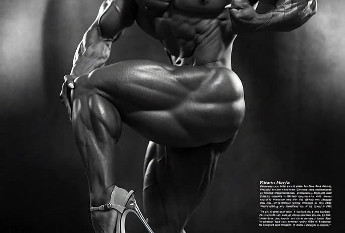 Bodybuilding strip at the women only club, she is the muscle dream of every girl