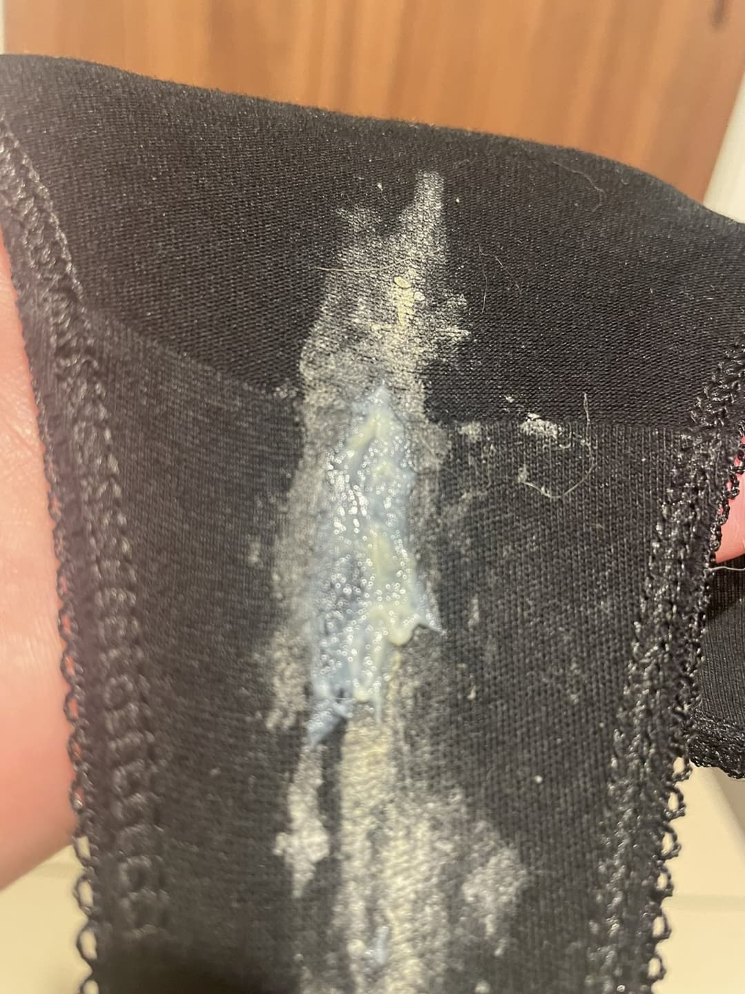 My sister and her creamy dirty panties. She just need some tribs and milk ??