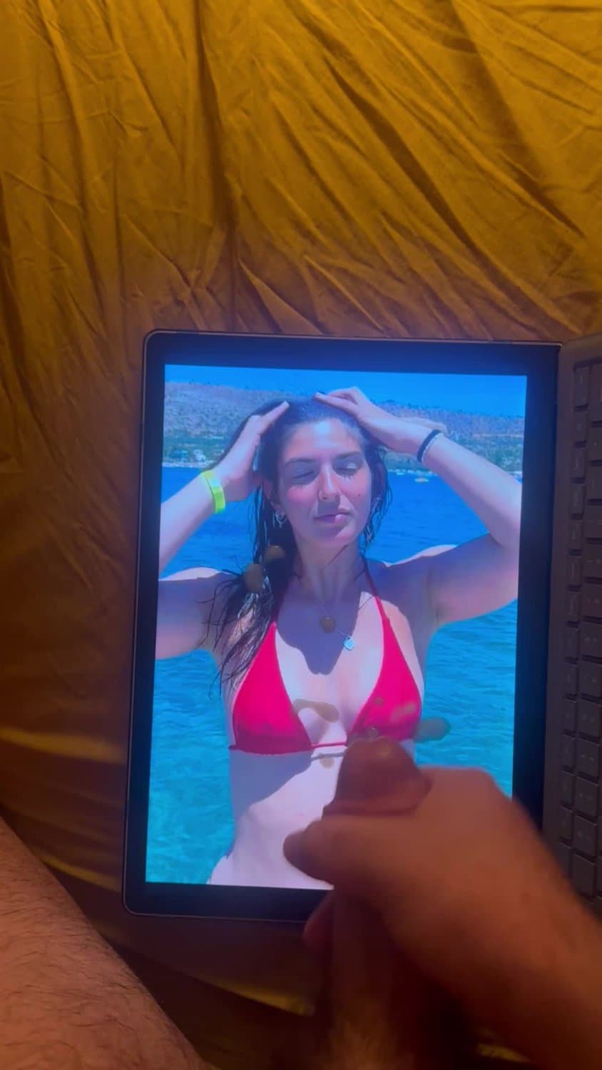 Cumming all over Jewish Slut Brenn