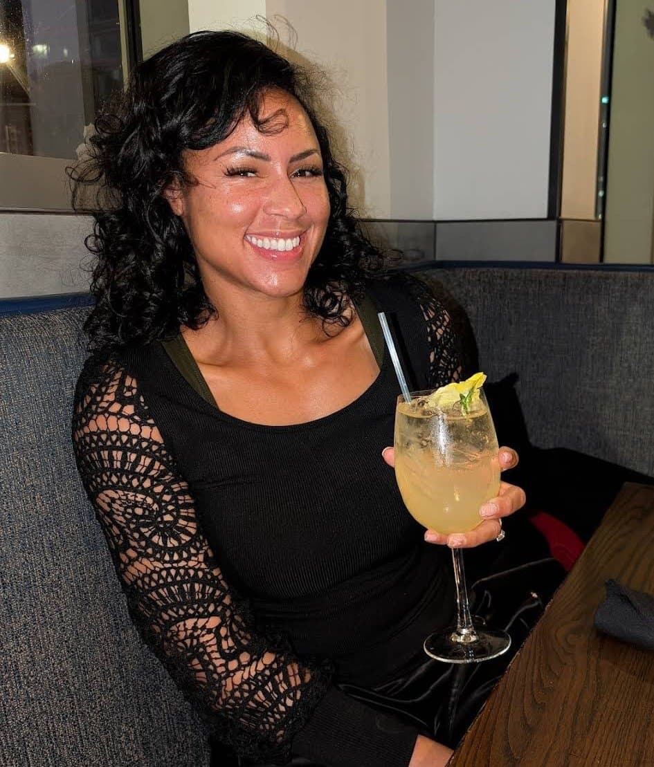 Sexy slut black wife has a hot mom bod.  She smiles as she waits for your hot load facial