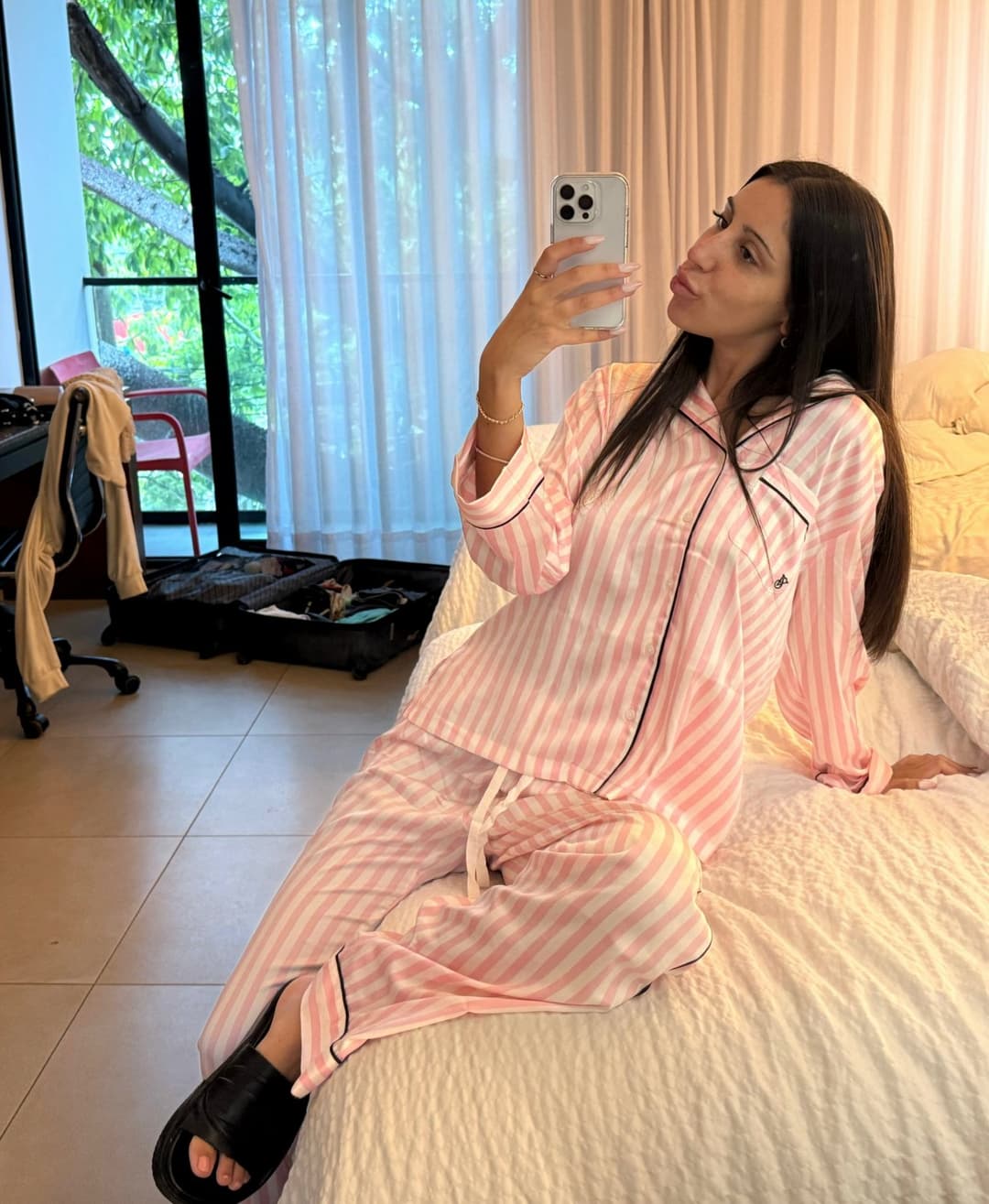 I guess it is time to play with my pajamas in your bed