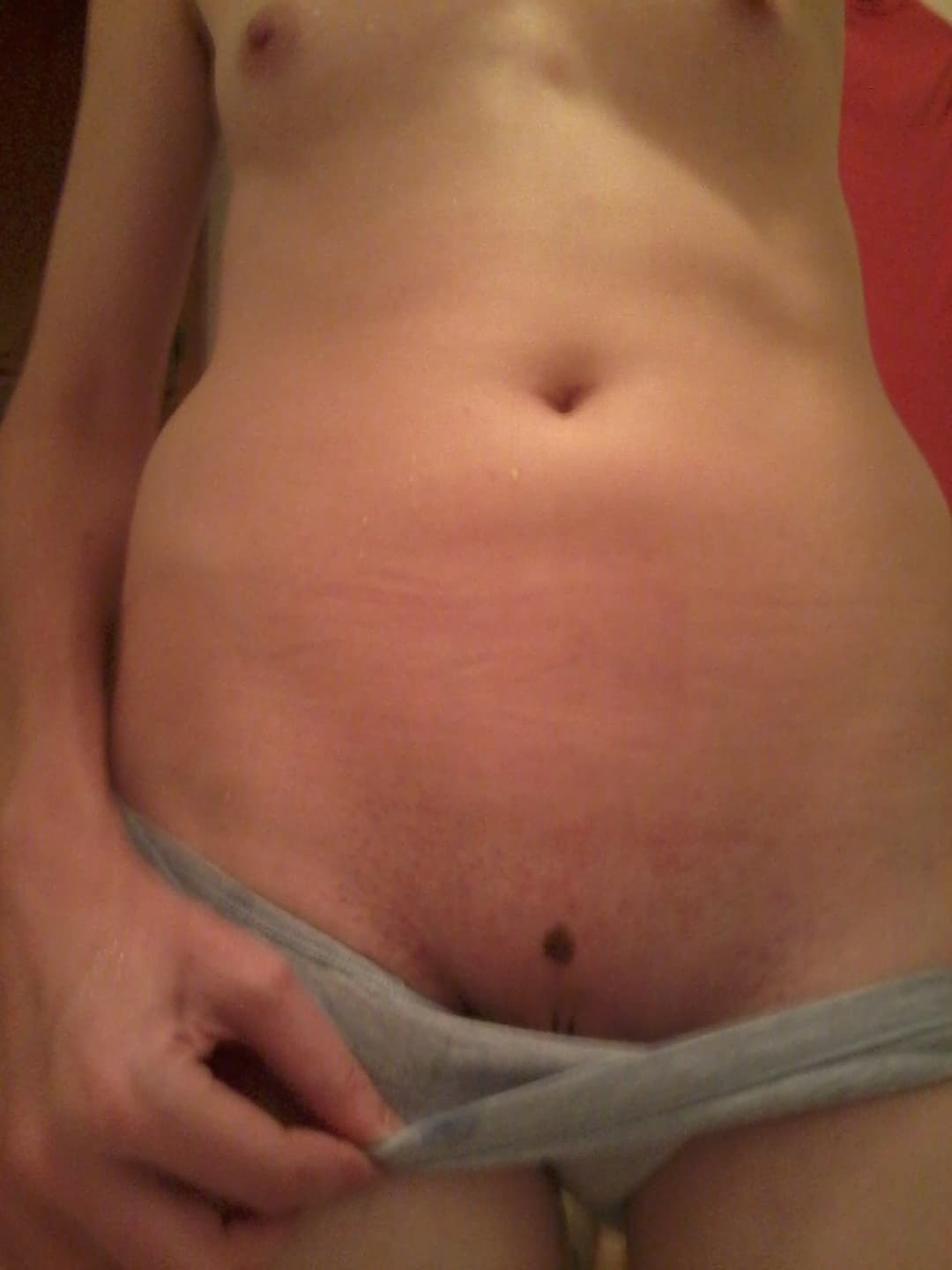 Blonde with small boobs 10