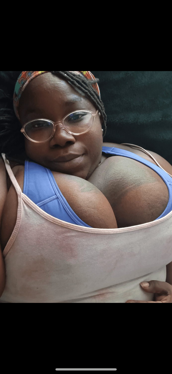Bbw with massive chocolate tits