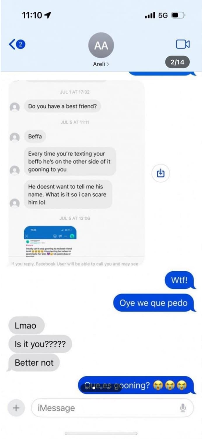 My name is Ricky and i love gooning to my beffa Areli ?‍? kik filthrgoon