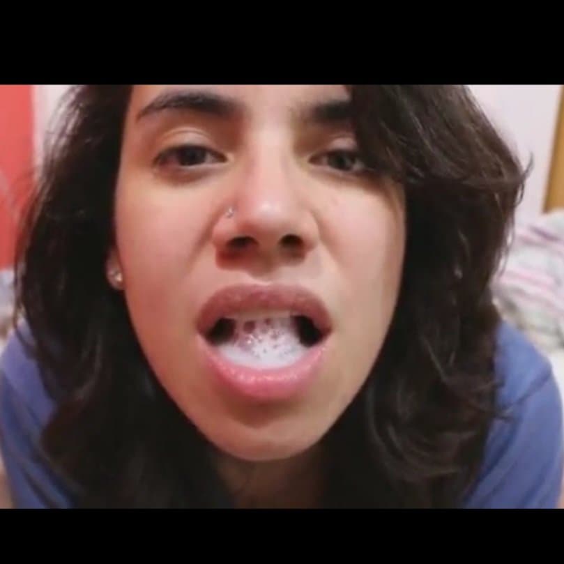 Brazillian cumplay and swallow