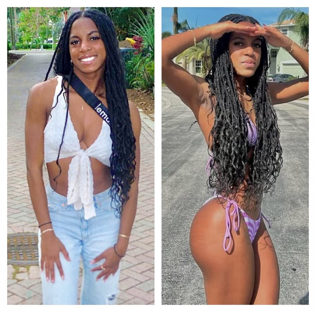 College Ebony Athlete Katiana(Bikini)(Uniform)