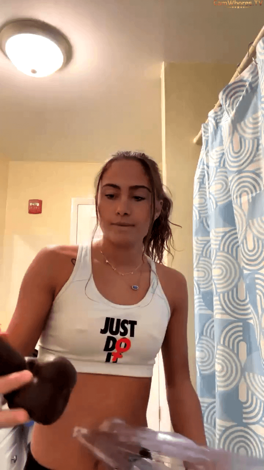 white snowbunny teen tries bbc dildo - first bbc dildo