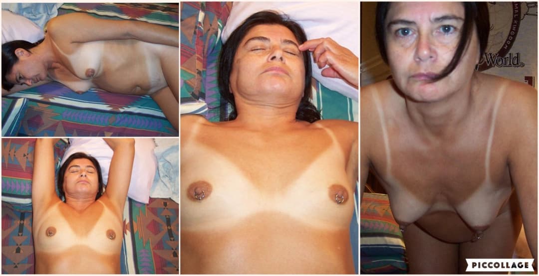 MARILYN SHOWING HER TITS NIPPLE RINGS AND BALD FUCK HOLE MARILYN GAVARD