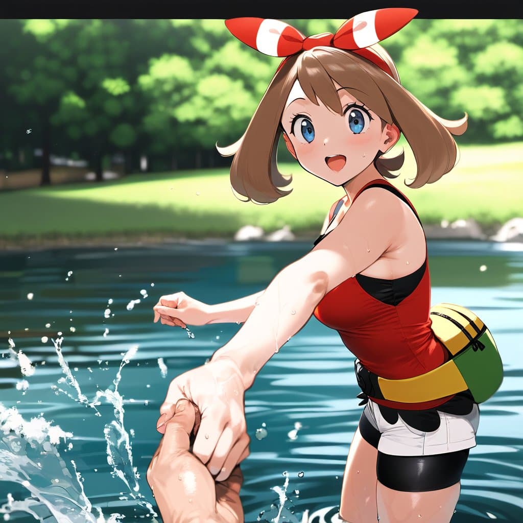 [Pokemon] Trainer May fucks her boyfriend