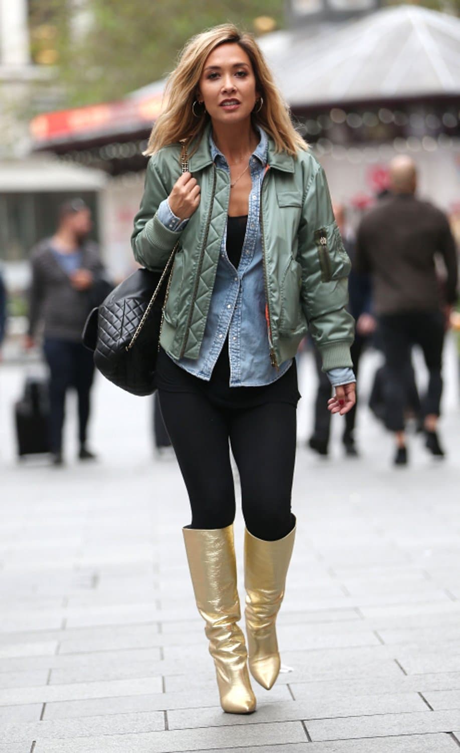 Myleene Klass - Metallic Boots