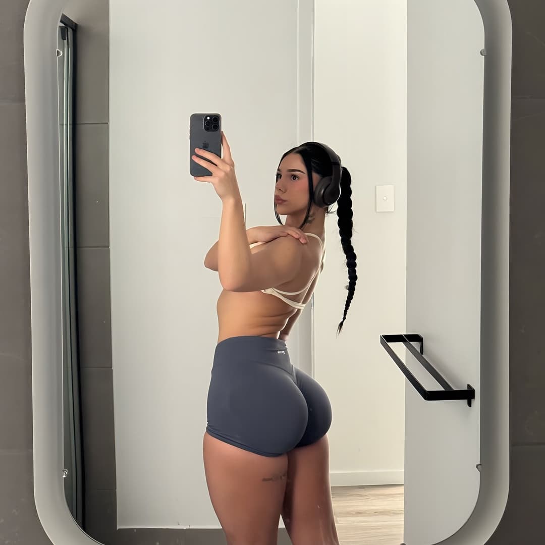 Hot Brunette Teen with Perfect Body Has the Best Ass