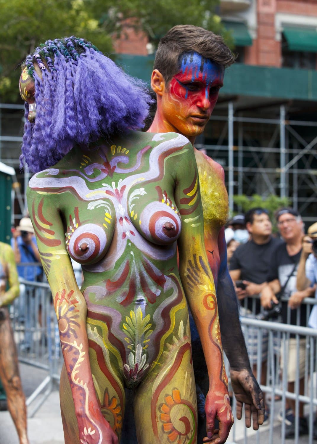 Body painting day in NYC