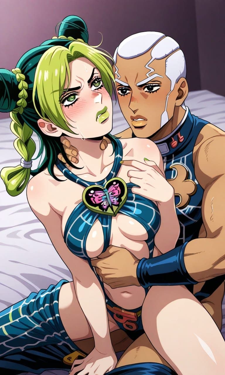 JOLYNE AND ENRICO PUCCI HENTAI XXX Enrico pucci hentai,  jolyne kujoh hentai