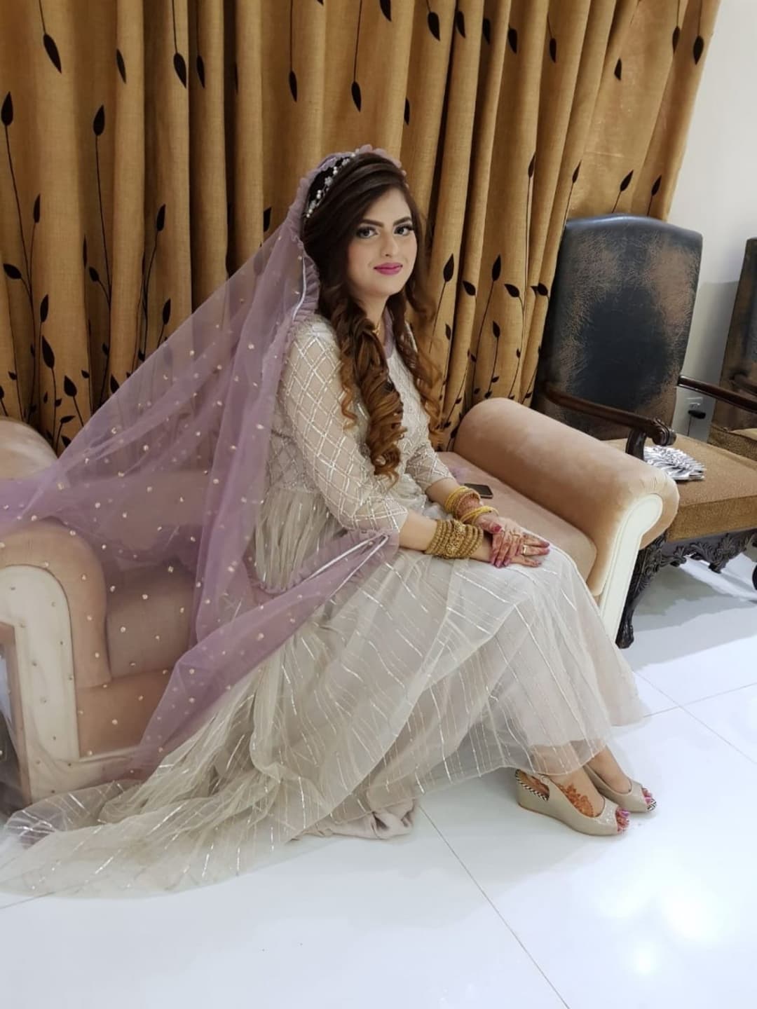 Shy Muslim Housewife shows off her big tits