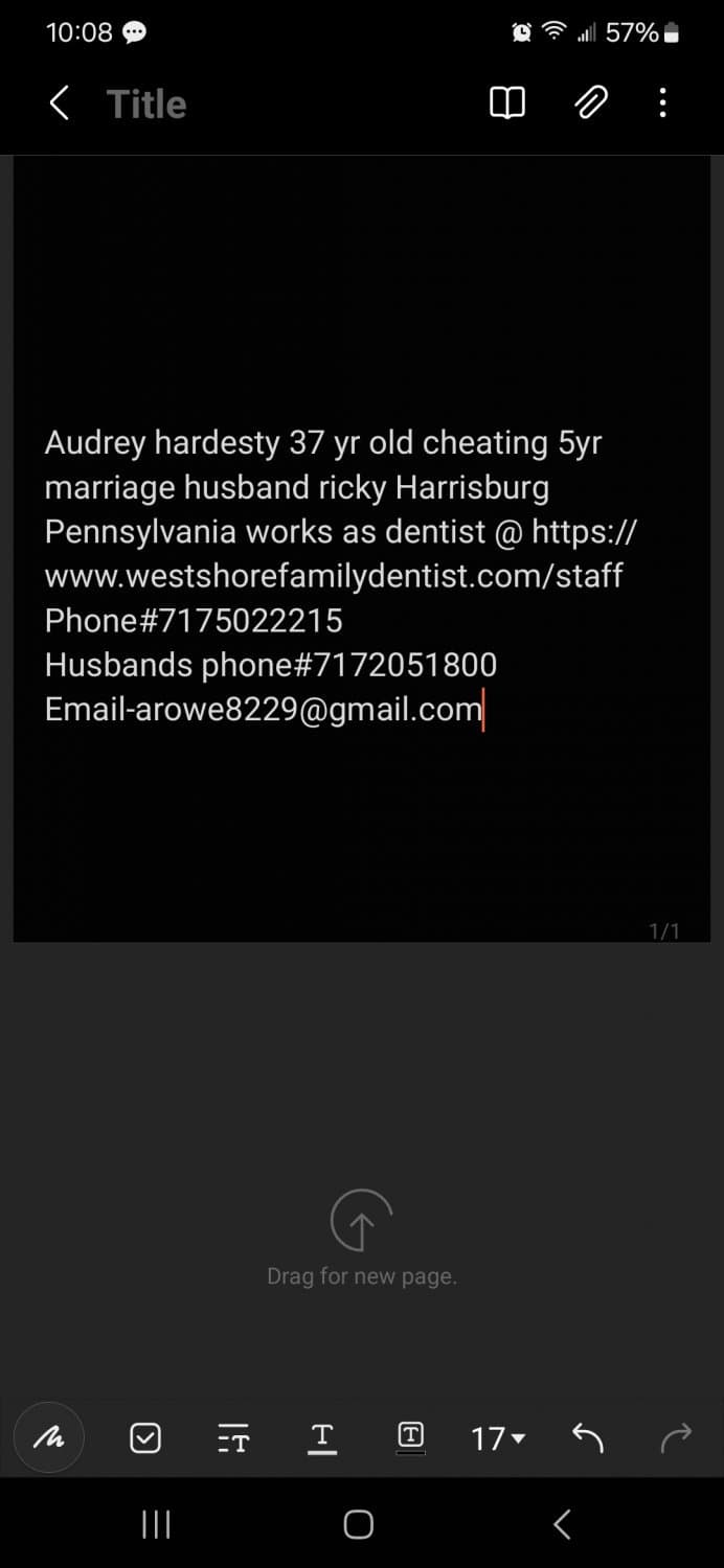 Audrey hardesty 37 yr old cheating 5yr marriage husband ricky Harrisburg Pennsylvania