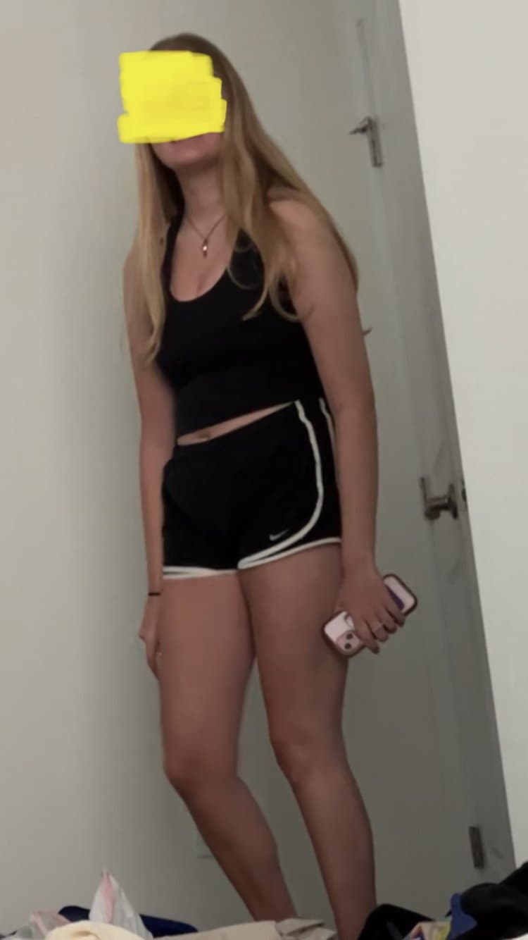 Blonde Teen Camel Toe Sexy Candid Friends Sister