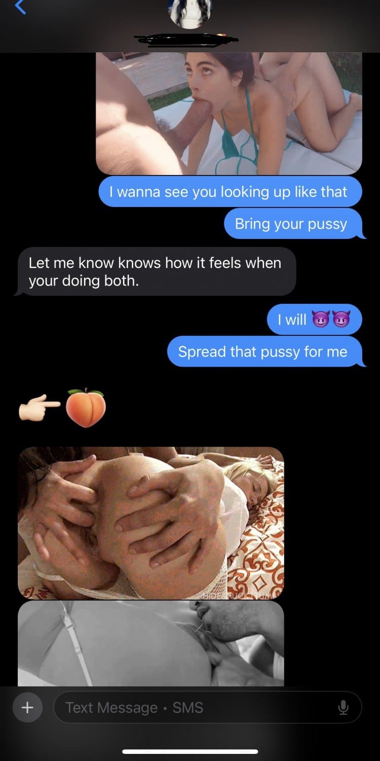 Sexting milf trying to get a spit roast