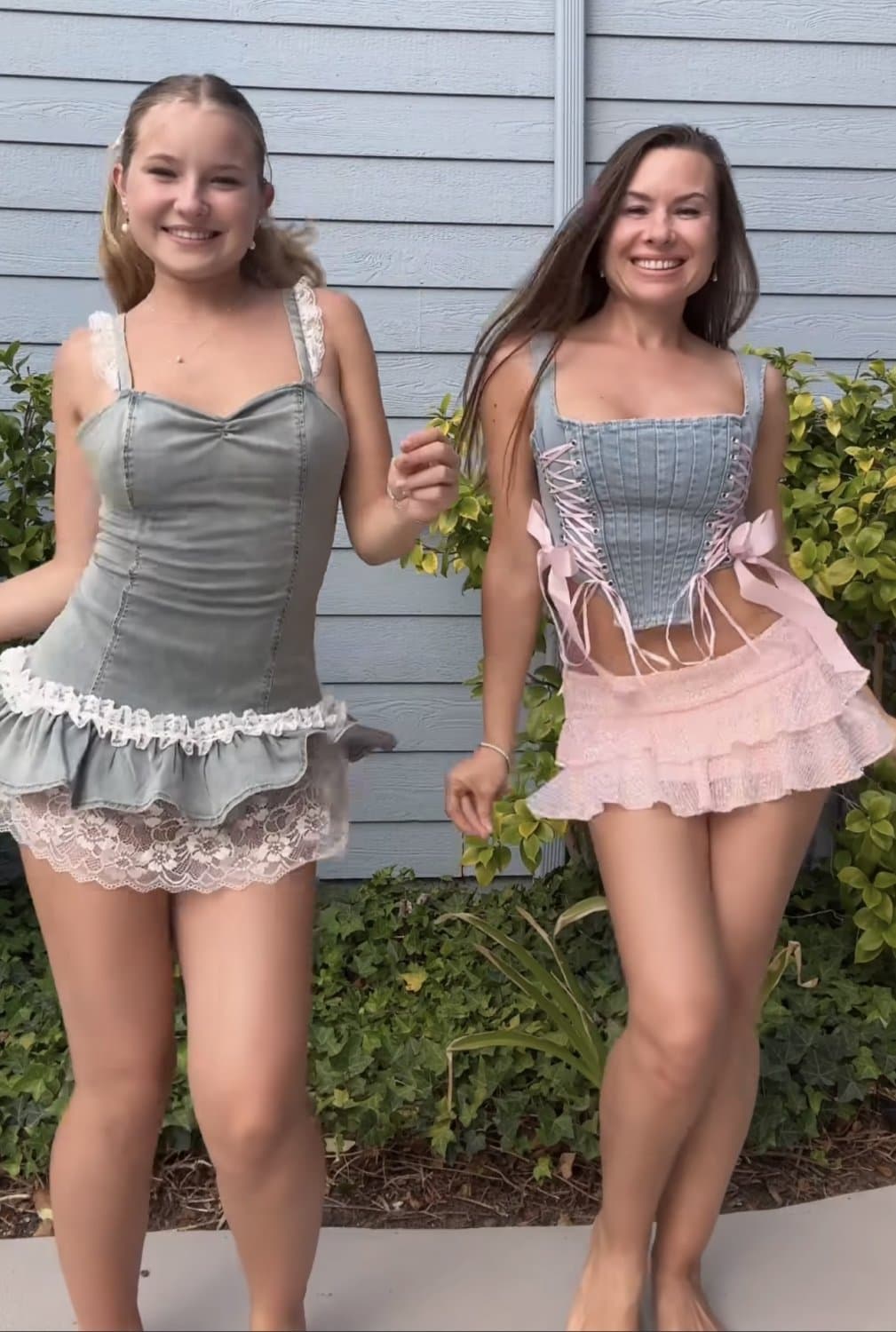 Edging material mother daughter