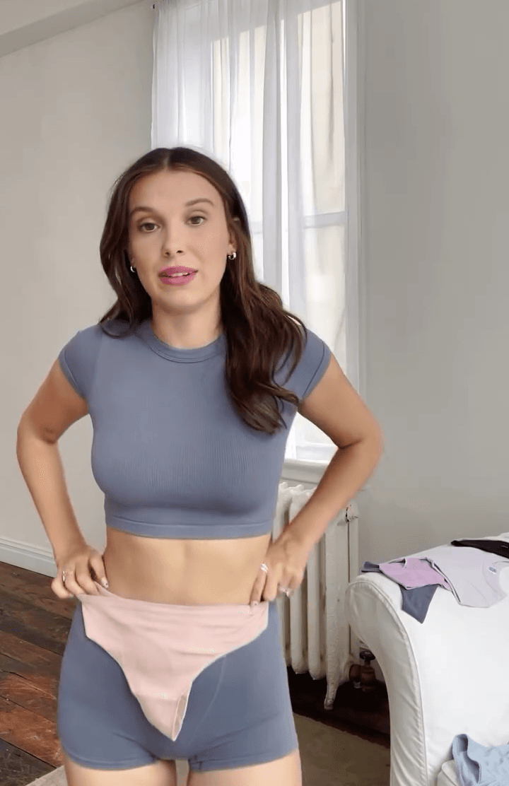 Millie Bobby Brown leaks and titty slip
