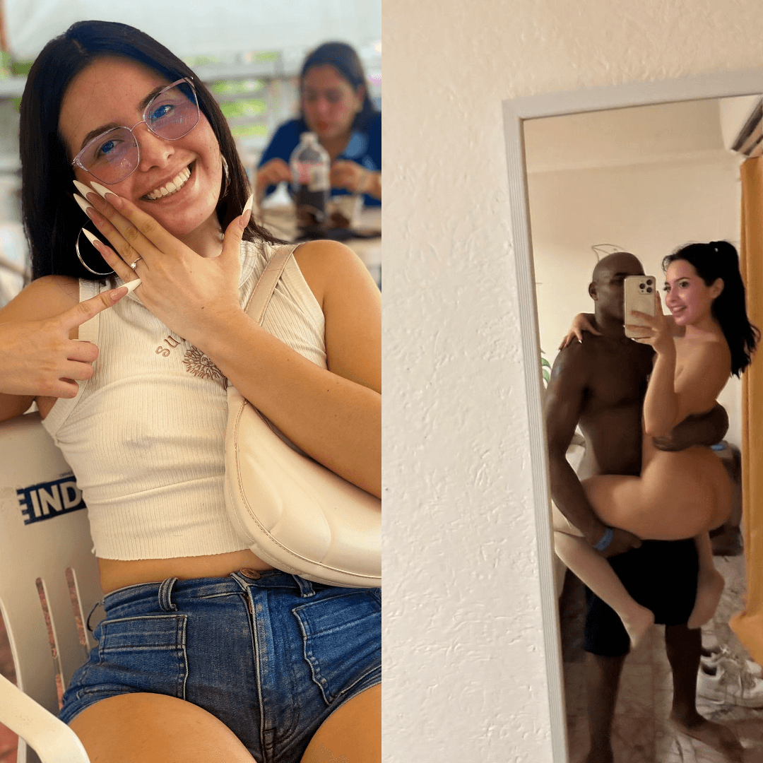 Latina white girl is a sex demon