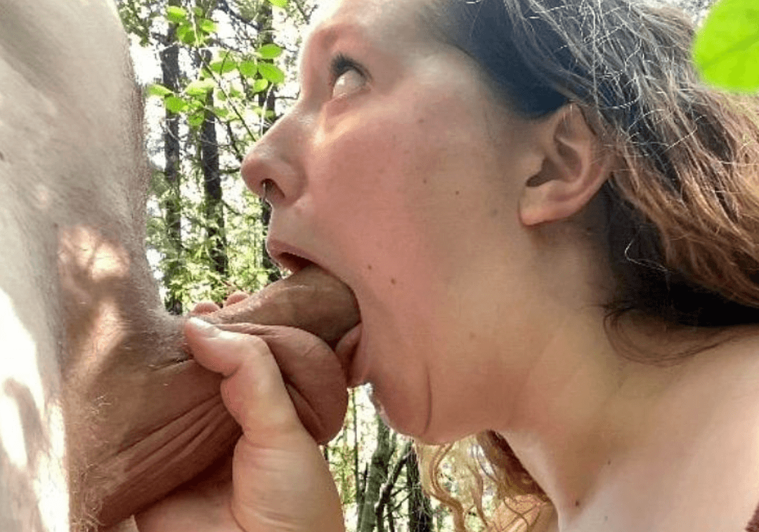 Chunky Redhead PAWG Slut Sucks Cock And Spreads Her Holes