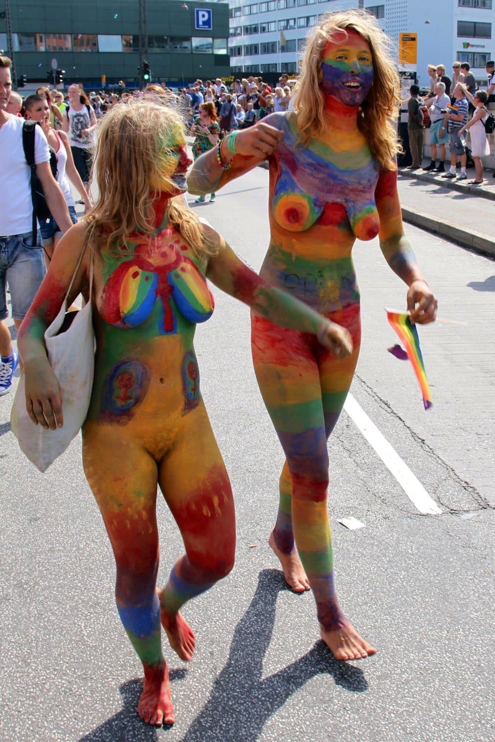 bodypaint in public
