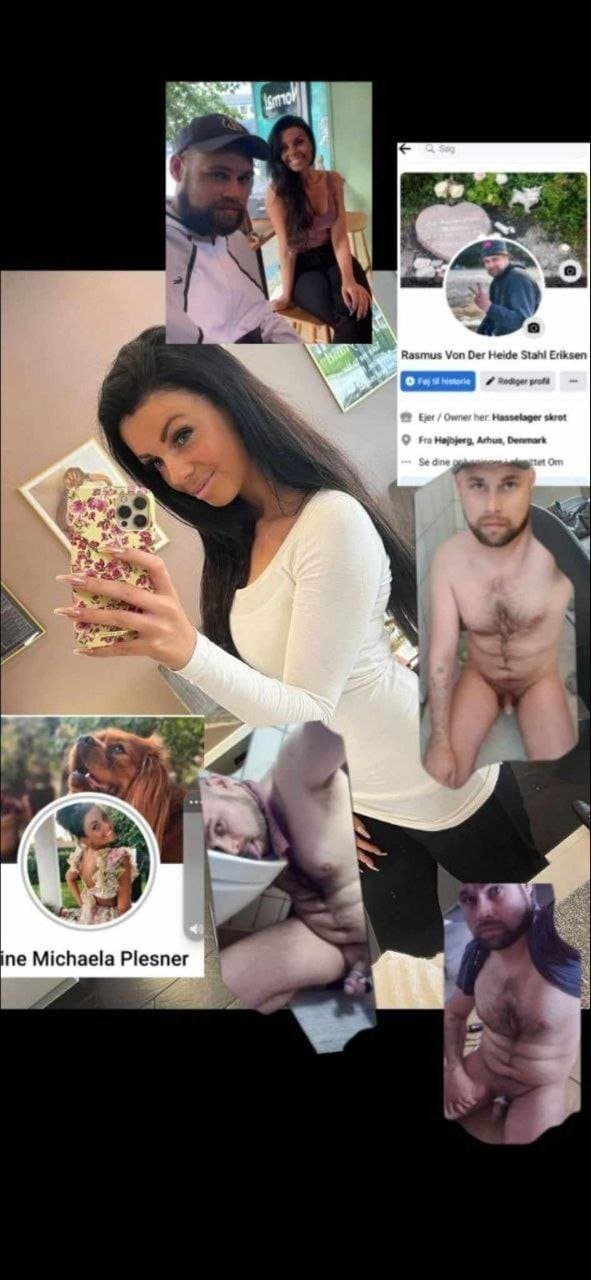 Public exposure. Rasmus Eriksen shows what a cunt he is with Dirty pictures with his friend Line on