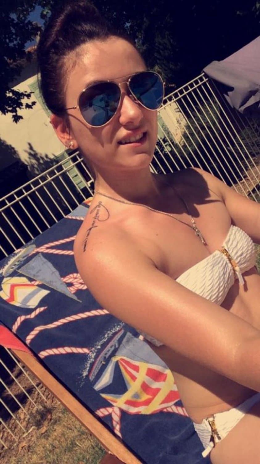 His french gf Megane has such a fuckable cumface