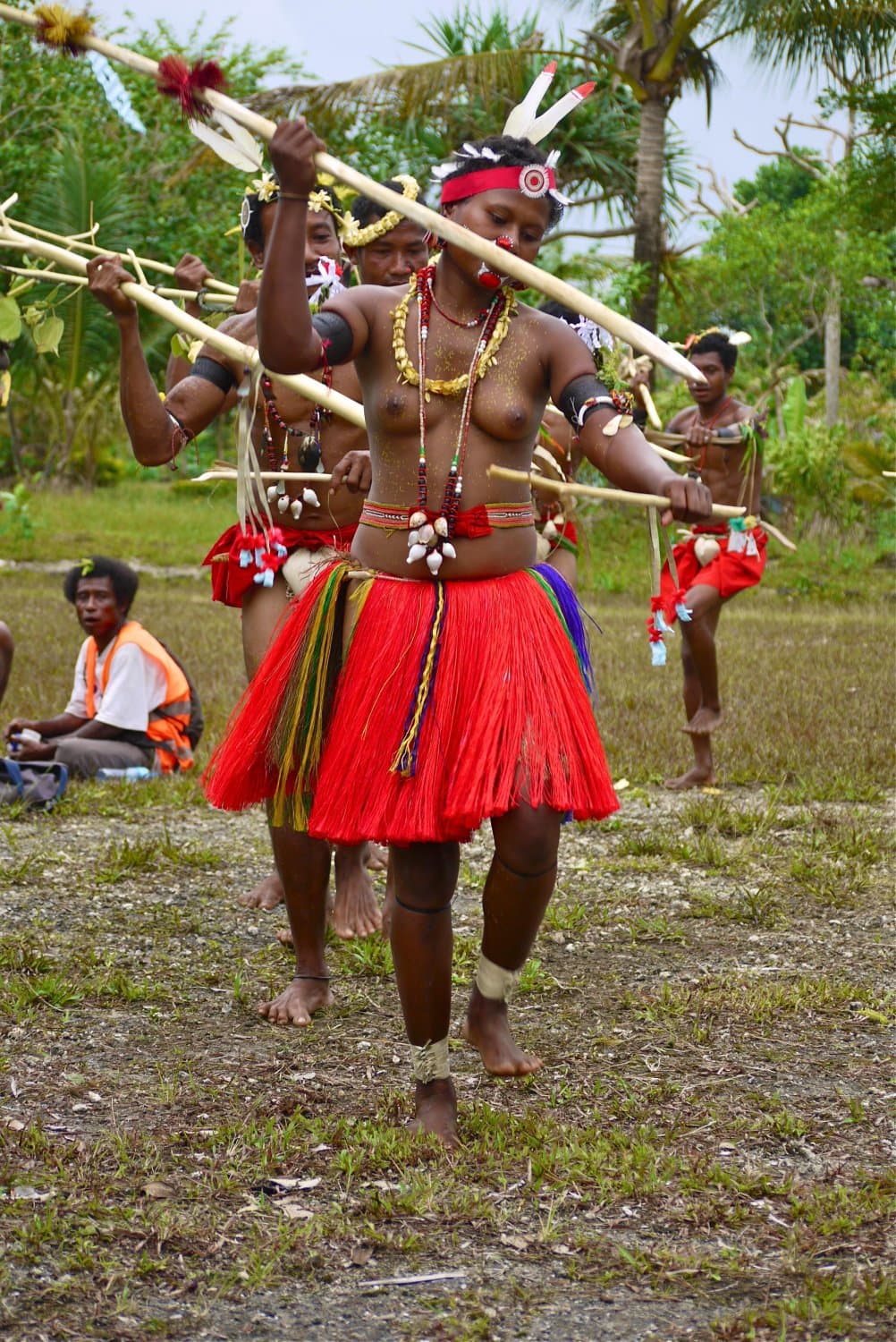 Tribal women celebrate