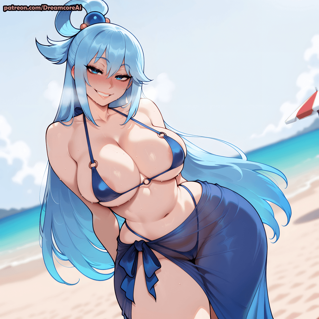 Aqua | anime hentai 3d comics AI generated ahegao rule34 tits ass pawg NSFW patreon oil round oily