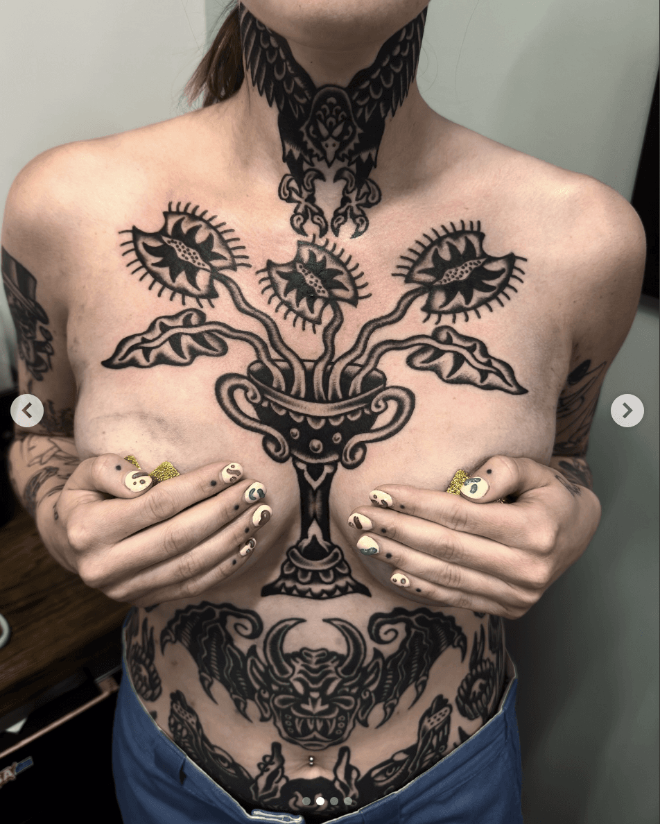 Post Tattoo Appointment. Trying to cover up the goods