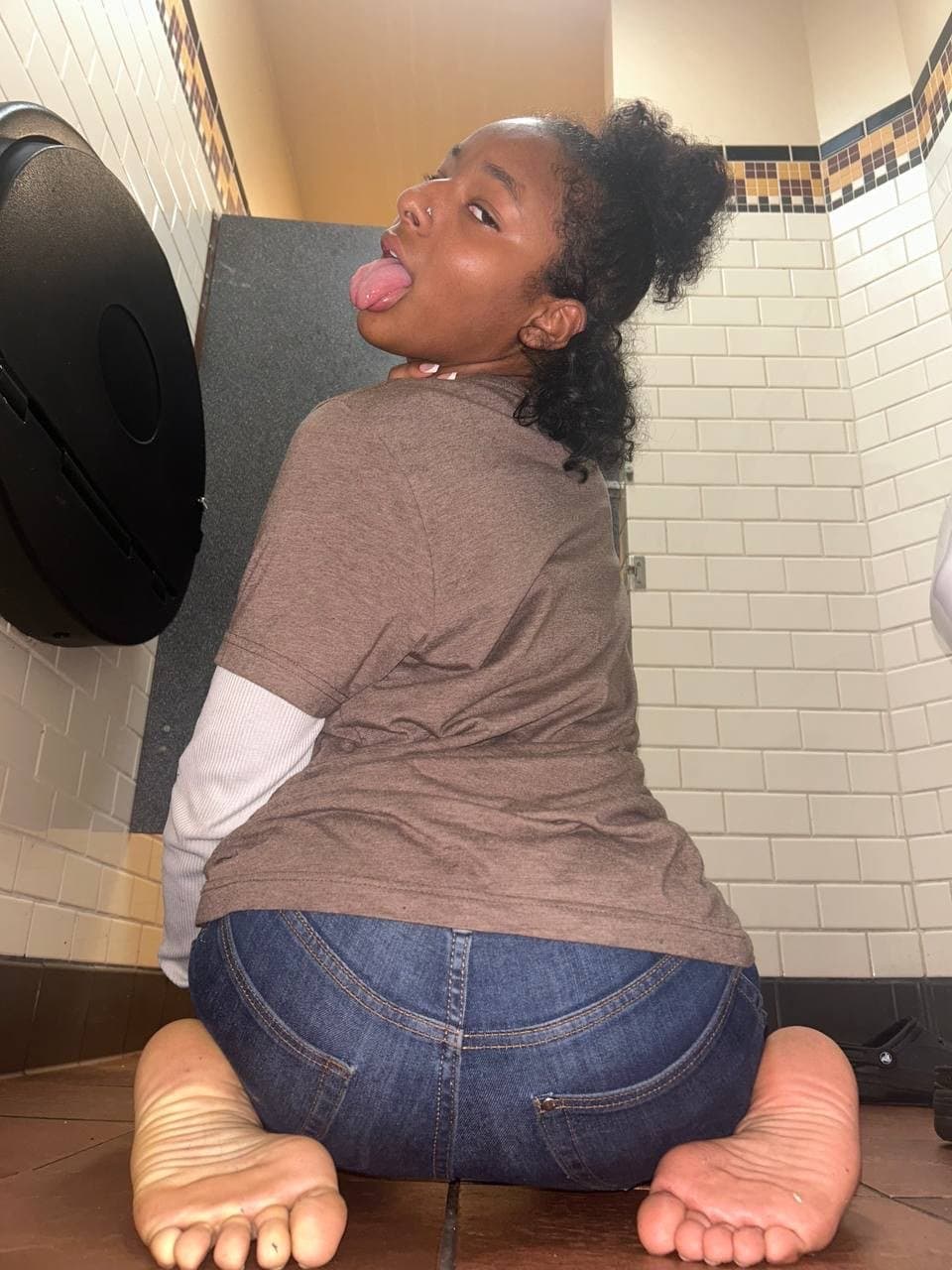 part 1?of this dirty little slut made her pose for yall at work aswell lmk for part 2 ??